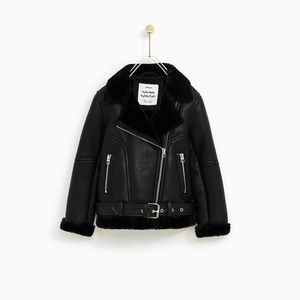 Zara Kids Double Faced Moto Biker Jacket